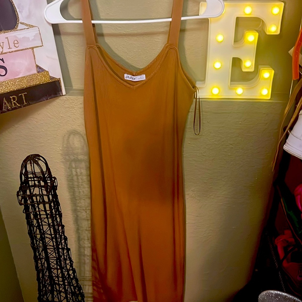 Brown dress sweater type material